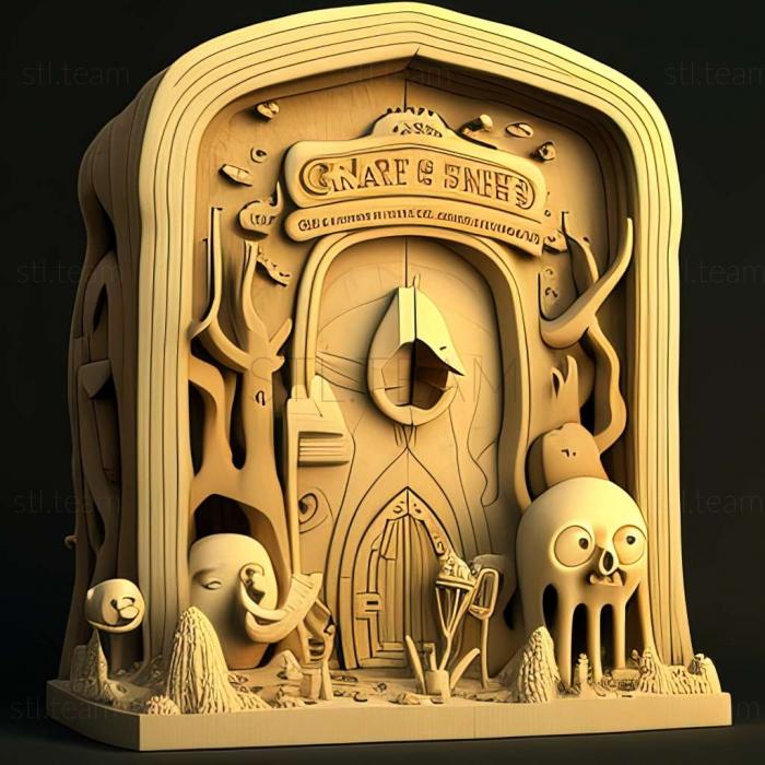 3D model Adventure Time Pirates of the Enchiridion game (STL)